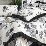 Boxtoday Bedding Set Ins High Beauty French Retro 4PCS Duvet Set Hepburn 3PCS Duvet Set Multifunctional Bedin Set For All Seasons