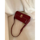 Boxtoday Gift Velvet Vintage Wine Red Underarm Bag Design Sense High-End Fashion Women 2023 New Wedding Bag Texture Simple Square Shoulder Bag