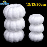 Boxtoday 1Pcs 10/13/20cm White Foam Pumpkin Model Realistic Handmade Pumpkins Artificial Fruits DIY Handmade Craft Decorative Decor Gift