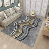 Boxtoday Nordic Style Living Room Carpet Indoor Gilt Abstract Square Floor Mat Printed Sofa Coffee Table Rug Home Decoration Washable Mat