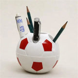 Boxtoday Soccer Shape Tool Supplies Pen Pencil Holder Football Shape Toothbrush Holder Desktop Rack Table Home Decoration Student Gifts