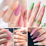 Boxtoday Dipping Powder Acrylic Powder Dip Powder Nails No Need Lamp Cure Natural Dry Long Lasting Nails Glitter Manicure Nail Art