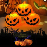 Boxtoday Halloween LED Pumpkin Ghost Light Haunted House Horror Props Halloween Creative Party Garden Decoration Supplies Kids Favors