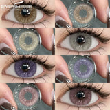 Boxtoday 1pair New Color Contact Lenses for Eyes Natural Blue Eye Lenses Purple Lenses Gray Eye Contacts Brown Eye Lens Yearly