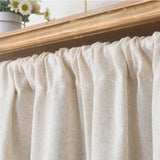 Boxtoday Nordic Style Short Curtains for kitchen Solid Cotton Linen Curtain Wine Cabinet Door Window Small Curtains Wardrobe Curtain