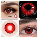 Boxtoday 1 Pair Cosplay Contact Lenses Beautiful Pupil Eye Cosmetic Colorful Contact Lenses Halloween Yearly Eyes Contact Lens