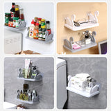 Boxtoday Little Swan Storage Rack Kitchen No Punch Spice Rack Wall Shelf Dish Rack Kitchen Organiser Kitchen Accessories Shelf