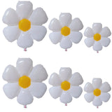 Boxtoday White Daisy Flower Foil Balloon Plumeria Helium Ball Wedding Kids Baby Shower Birthday Party Decoration INS Photo Props