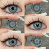 Boxtoday Natural Colored Contact Lenses for Eyes 1pair New Contact Lenses Blue Colorful Lenses Green Lenses Fashion Colored Lens