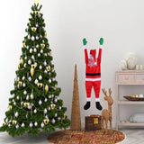 Boxtoday Santa Claus Climbing Wall Decoration Hanging Clothes Christmas Ornaments For Indoor Outdoor Garden Home Decor Navidad Xmas