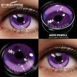 Boxtoday 1 Pair Cosplay Contact Lenses for Eyes New Arrival Blue Yellow Halloween Lenses Crazy Lens for Eyes Beauty Makeup