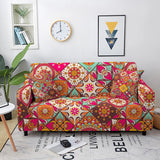 Boxtoday Geometric European Print Pattern Casual Style Sofa Cover Angular Chaise Longue Sofa Cover Sofa Cover 1Pc Elastic Chair