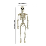 Boxtoday 40cm Halloween Movable Skeleton Bones Halloween Party Home Bar Decorations Haunted House Horror Halloween Party Props Ornament