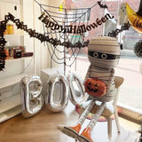 Boxtoday Large Inflatable Balloons Halloween Skeleton Pumpkin Ghost Balloons Scary Halloween Indoor Party Decoration Outdoor Kids Toys