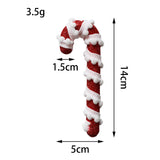 Boxtoday Reusable Candy Canes Traditional Hanging Lightweight Christmas Decoration Unique Tree Ornaments for Living Room