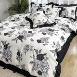 Boxtoday Bedding Set Ins High Beauty French Retro 4PCS Duvet Set Hepburn 3PCS Duvet Set Multifunctional Bedin Set For All Seasons