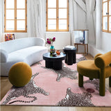 Boxtoday Light Luxury Rugs for Bedroom Leopard Print Living Room Decoration Plush Carpet Home Thick Rug Large Area Fluffy Soft Floor Mat