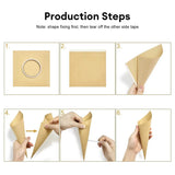 Boxtoday 30pcs Kraft Paper Wedding Confetti Cones DIY Fake Flower Holder Wedding Paper Cone Gift Wrapping Paper Wedding Party Decor