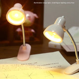 Boxtoday Cute Mini Lamp to Read Book Eye Protection Rotatable Reading Lamp with Clamp Reading Lights for Books Desk Table Bedroom