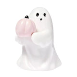 Boxtoday Halloween Ceramic Cute Spooky Ghost Decoration Doll Pink Pumpkin Bat For Home Party Festival  Doll Home Garden Decorations