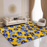 Boxtoday Bright Flowers Decoration Living Room Carpet Cloakroom Bedroom Bedside Soft Mat Printed Coffee Tables Plush Rug Ковер Tapis 러그