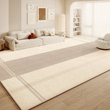 Boxtoday Cream Abstract Luxurious Striped Carpet Artistic Creative Living Room Carpets Large Size Balcony Rug Easy To Clean Bedroom Rugs