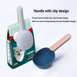 Boxtoday Pet Cat Dog Food Shovel with Sealing Bag Clip Spoon Multifunction Thicken Feeding Scoop Tool Creative Measuring Cup Pet Supplies