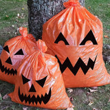 Boxtoday Large Halloween Pumpkin Plastic Garbage Leaf Bags For Home Outdoor Fall Garden Yard Decoration Lawn Bag Halloween Party Props