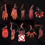 Boxtoday Halloween Party Ornament Horror Props Bloody Hand Fake Scary Penis Finger Eyes Foot Brain Cock Dick Heart Organ Decor