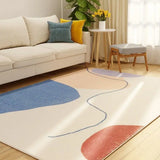 Boxtoday Modern Simple Living Room Decoration Carpet Light Luxury Bedroom Non-slip Carpets Home Study Children's Room Cloakroom Soft Rug