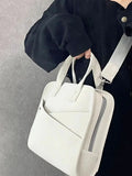 Boxtoday Gift Large Capacity Messenger Bag Women High Street Vintage White Crossbody Bags Ladies Harajuku Solid Luxury Designer Bag