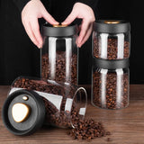 Boxtoday Vacuum Sealed Jug Coffee Beans Glass Airtight Canister Food Grains Candy Keep Fresh Storage Jar Kitchen Accessories