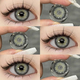 Boxtoday Natural Colored Contact Lenses for Eyes 1pair New Contact Lenses Blue Colorful Lenses Green Lenses Fashion Colored Lens