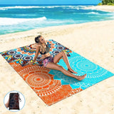 Boxtoday Waterproof Beach Camping Mat 140x200cm Portable Outdoor Lightweight Picnic Mat Beach BBQ Blanket Hiking Camping Equipment