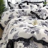 Boxtoday Bedding Set Ins High Beauty French Retro 4PCS Duvet Set Hepburn 3PCS Duvet Set Multifunctional Bedin Set For All Seasons