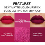 Boxtoday 18 Colors Matte Velvet Lip Glaze Waterproof Long-Lasting Not Easy To Fade Lip Gloss Lipstick Waterproof Makeup Cosmetic Tool