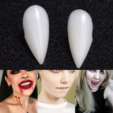 Boxtoday Halloween Decoration Vampire Teeth Fangs Dentures Props Halloween Cosplay Props False Fangs With Solid Glue Halloween Props