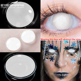 Boxtoday 1Pair Anime Color Contact Lenses for Eyes Yearly Red Lenses Black White Lenses Halloween Eye Lens Cosplay Eye Contacts