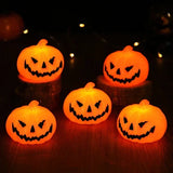 Boxtoday Halloween LED Pumpkin Ghost Light Haunted House Horror Props Halloween Creative Party Garden Decoration Supplies Kids Favors