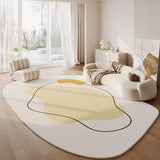 Boxtoday Irregular Lines Minimalist Carpet Artistic Creative Stripes Living Room Carpet Large Size Easy Clean Rug Comfortable Bedroom Rug