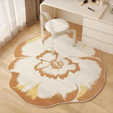 Boxtoday Irregular Living Room Large Area Carpet Floral Pattern Bedroom Carpets Minimalist Home Decoration Rug Short Pile Balcony Rugs IG