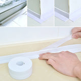 Boxtoday PVC Sealing Strip Tape Bathroom Bath Toilet Caulk Tape Self Adhesive Waterproof Mildew Proof Tapes For Kitchen Sink Wall Corner