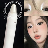 Boxtoday Matte White Lying Silkworm Highlighter Pen Pearlescent Eyeshadow Stick Brightening Pearl Eyeliner Waterproof Glitter Eye Shadow