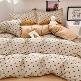 Boxtoday Duvet Cover Set No Filler Flat Sheet Pillowcases Boys Girls Cute Twin Queen Size Ins Spring New Bedding Linen