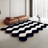 Boxtoday Minimalism Irregular Living Room Decoration Carpet French Bedroom Bedside Fluffy Soft Mat Cloakroom Non-slip Rug