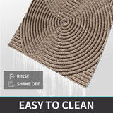 Boxtoday 3D Stereoscopic Vision Door Mat Entry Dust Removal Floor Mat PVC Coil Doormat Entrance Door Wear-resistant Outdoor Carpet