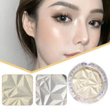 Boxtoday 3 Colors Galaxy Highlighter Powder Palette Glitter Diamond Shimmer Highlighter Face Contour Cosmetics Waterproof Lasting Makeup