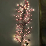 Boxtoday Cherry Blossom LED Lights 96LEDs 8 Modes USB Powered DIY Home Decor Lamp Party Wedding Christmas Festival Home Festive Decor