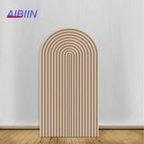 Boxtoday Brown Arch Backdrop Cover Party Decor Pink Purple Blue Green Stripes Birthday Baby Shower Spandex Background Photozone