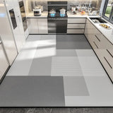 Boxtoday Modern Minimalist Living Room Decorative Carpets, Porch Large Area, Waterproof and Oil-proof Rug, Household Kitchen Washable Rug